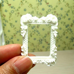 Resin Photo Frame for Wall Hanging and Dollhouse Decor