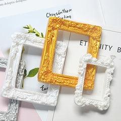 Resin Photo Frame for Wall Hanging and Dollhouse Decor