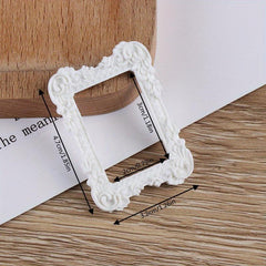 Resin Photo Frame for Wall Hanging and Dollhouse Decor