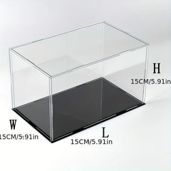Protect Toy Figurines w/ Transparent Display Box Building Block Storage Cabinet