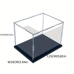 Protect Toy Figurines w/ Transparent Display Box Building Block Storage Cabinet