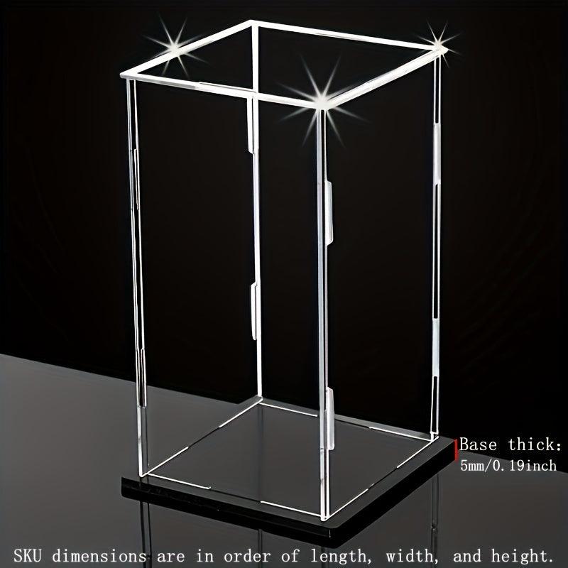 Protect Toy Figurines w/ Transparent Display Box Building Block Storage Cabinet