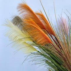 1pc Real Touch Artificial Reed Bouquet for Wedding Party Decor