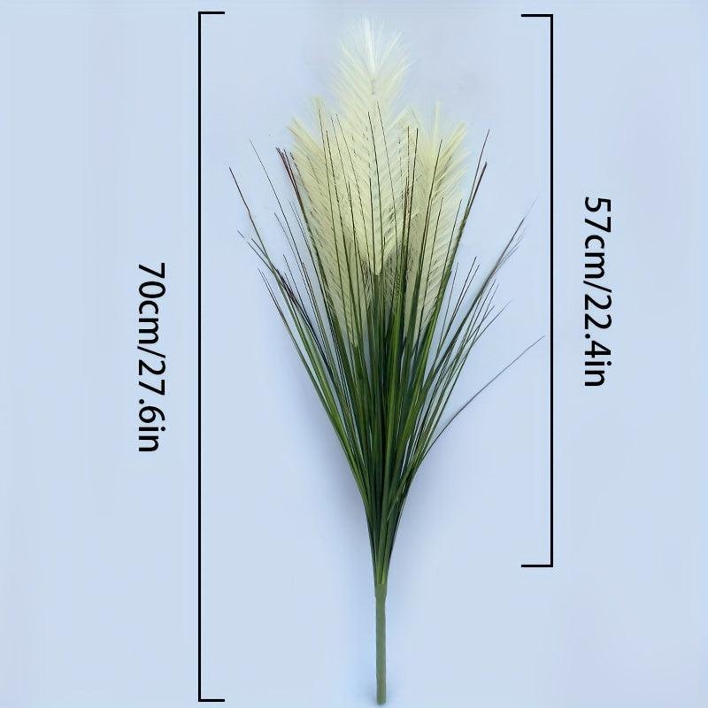 1pc Real Touch Artificial Reed Bouquet for Wedding Party Decor