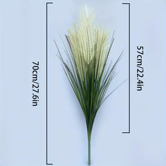 1pc Real Touch Artificial Reed Bouquet for Wedding Party Decor