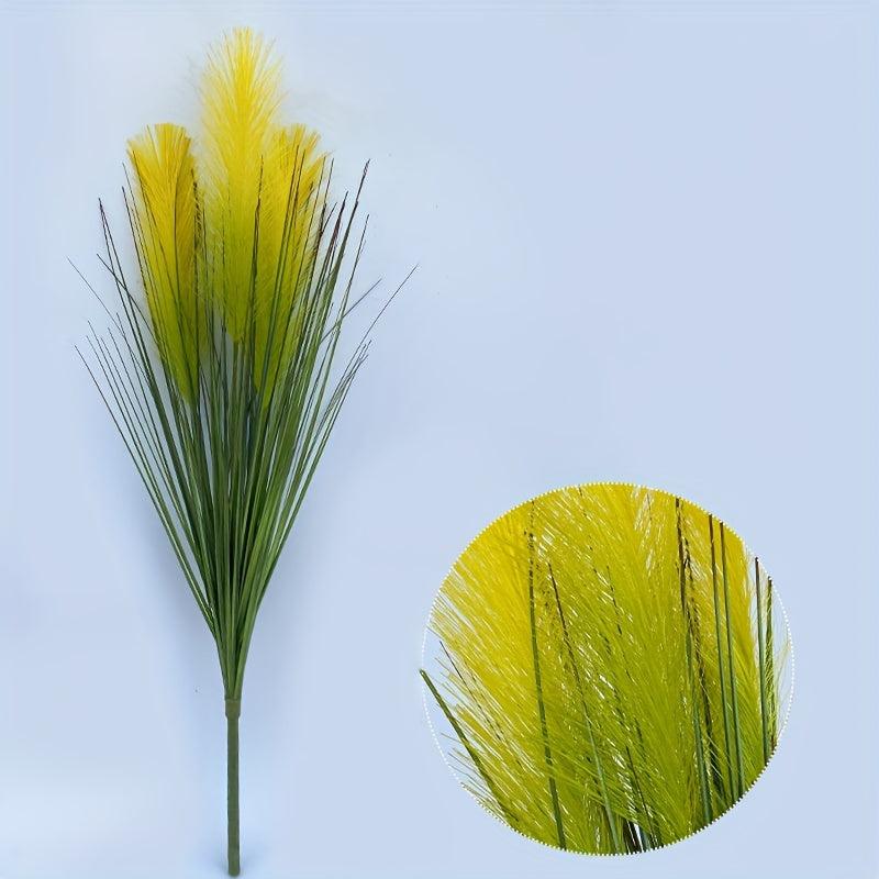 1pc Real Touch Artificial Reed Bouquet for Wedding Party Decor