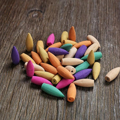 215pcs Incense Cylinder Natural Combo Rose Wormwood Sandalwood Jasmine Gre