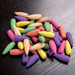 215pcs Incense Cylinder Natural Combo Rose Wormwood Sandalwood Jasmine Gre