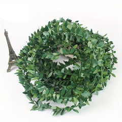 7.5m Artificial Green Plant Wire Rattan Christmas Wreath DIY Decor