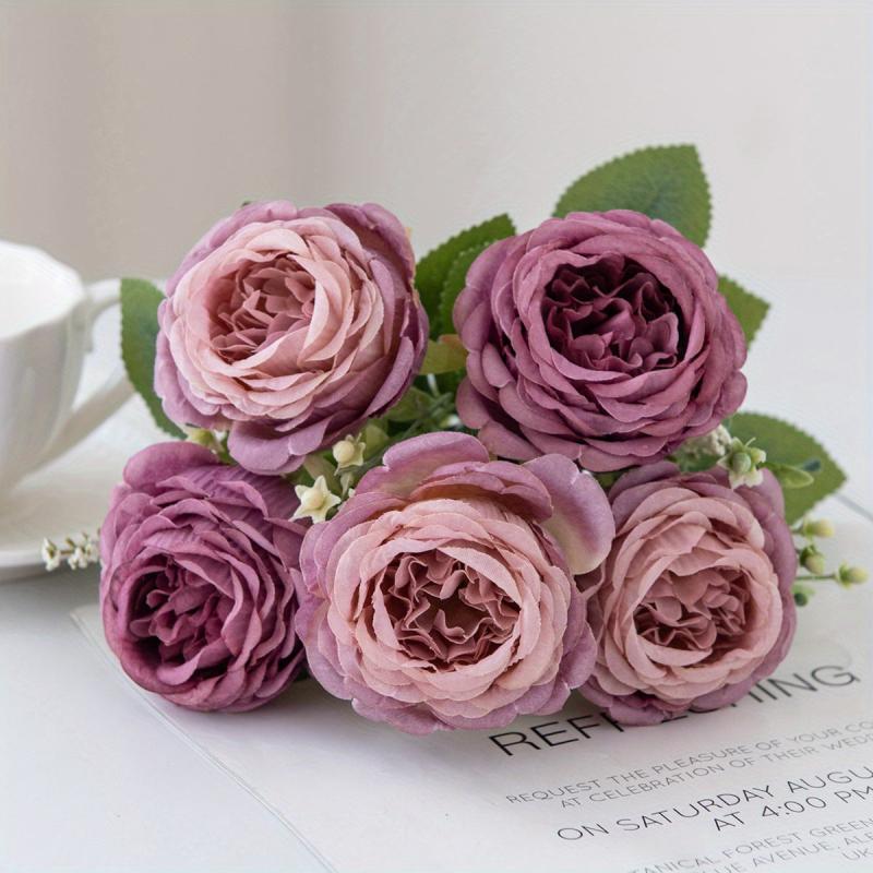 Artificial Peony Bouquet for Wedding Home Decor