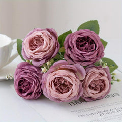 Artificial Peony Bouquet for Wedding Home Decor