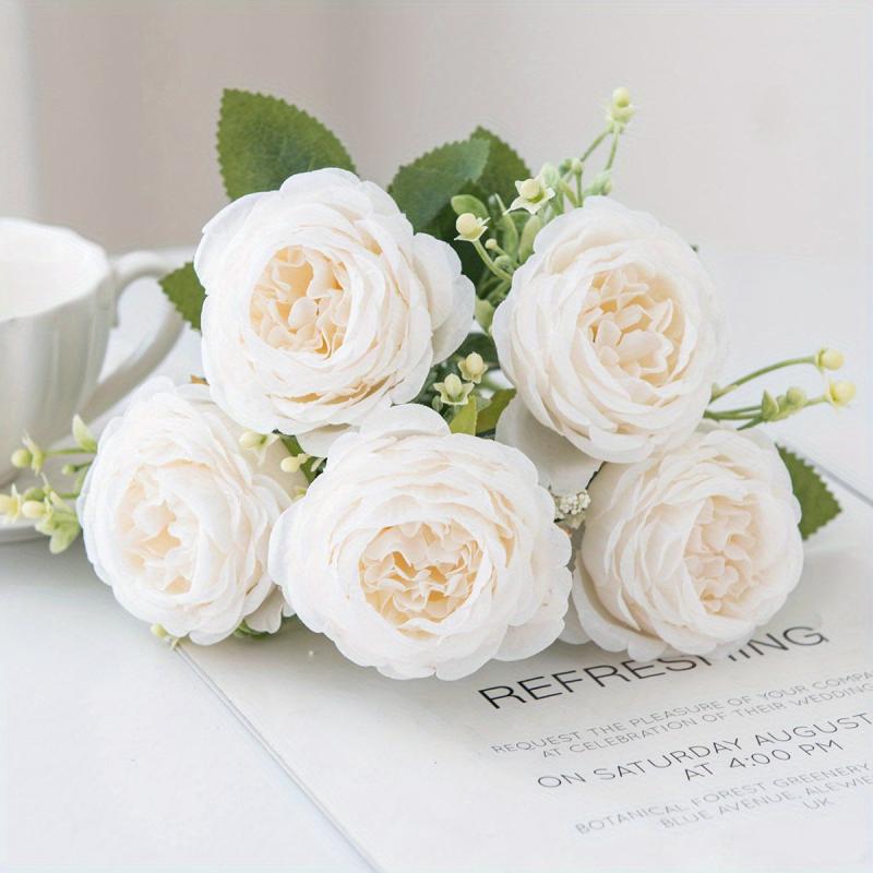 Artificial Peony Bouquet for Wedding Home Decor