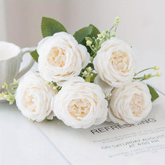 Artificial Peony Bouquet for Wedding Home Decor