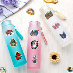 50pcs Hippie Bohemianism Stickers Love And Peace Decal