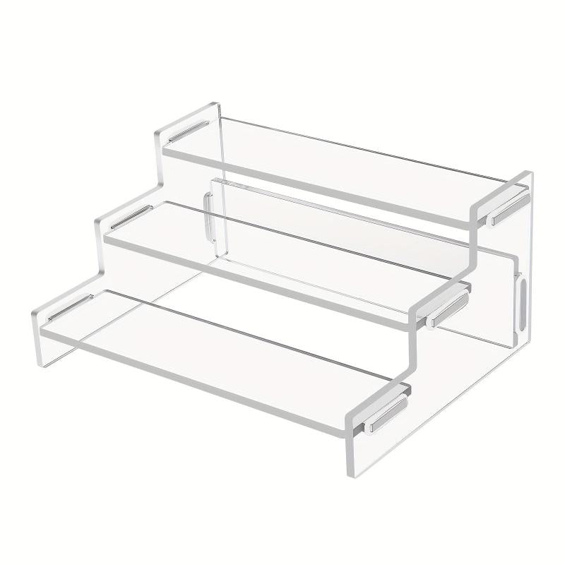 3-Tier Acrylic Display Stand for Dessert Toys Cosmetics - Clear Pop Stand