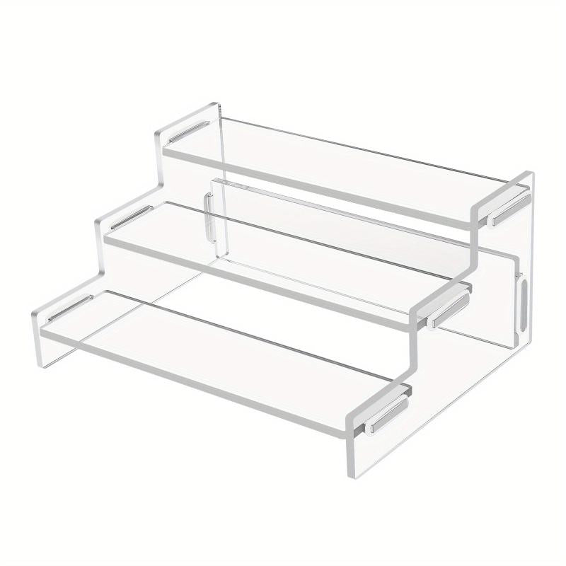 3-Tier Acrylic Display Stand for Dessert Toys Cosmetics - Clear Pop Stand