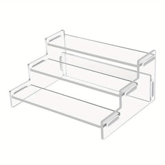 3-Tier Acrylic Display Stand for Dessert Toys Cosmetics - Clear Pop Stand