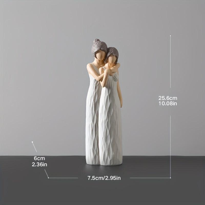 Mother Daughter Figurine Statues - Meaningful Family Mementos