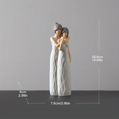 Mother Daughter Figurine Statues - Meaningful Family Mementos