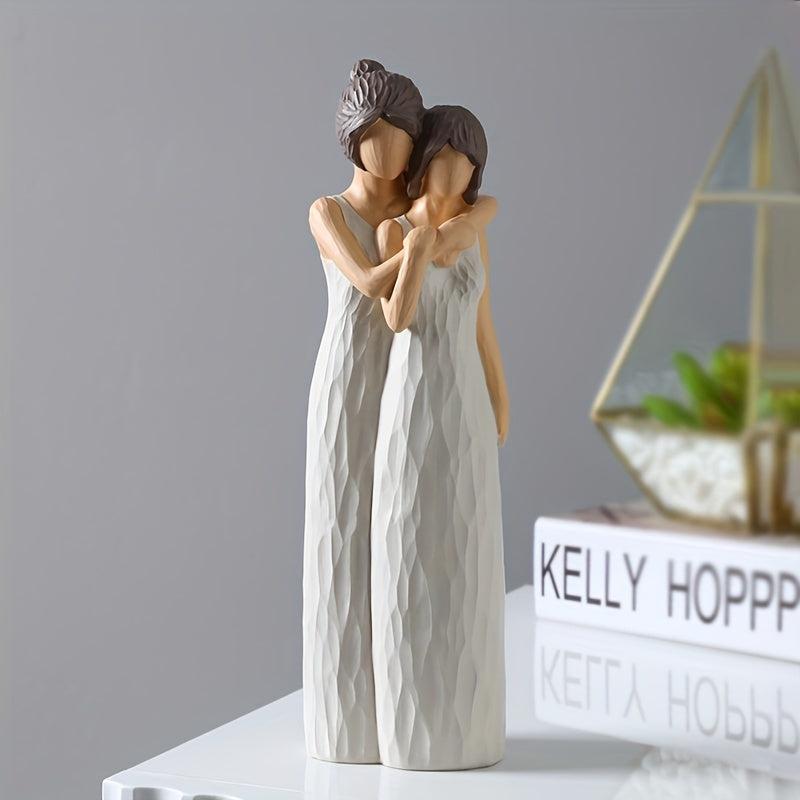 Mother Daughter Figurine Statues - Meaningful Family Mementos