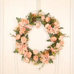 Artificial Flower Wreath for Garden Farmhouse Door & Outdoor Decor