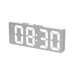 LED Alarm Clock Student Digital Clock Voice Control Dual Snooze