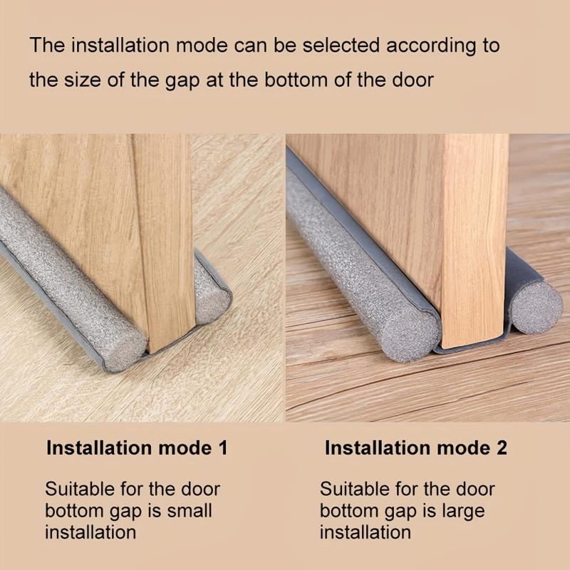 Door Draft Stopper Adhesive Sound Proof Anti Dust Anti Wind Foam Seal Strip