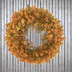 Front Door Artificial Eucalyptus Wreath for Farmhouse Decor
