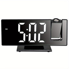 Luminous Silent Projection Alarm Clock with Large LED Screen