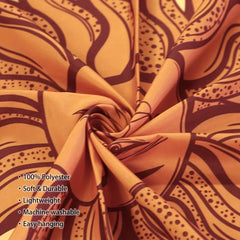 Orange Tapestry Wall Hanging Graphic Art for Bedroom Living Room