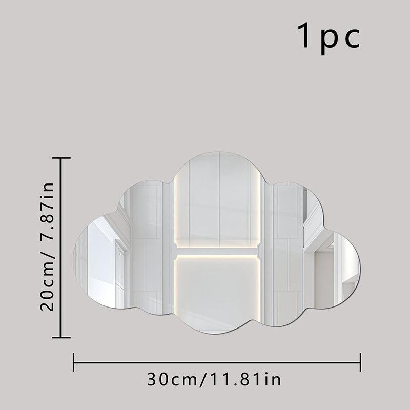 Cloud Mirror Wall Sticker Home Decor Room Decor