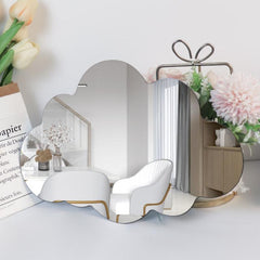 Cloud Mirror Wall Sticker Home Decor Room Decor