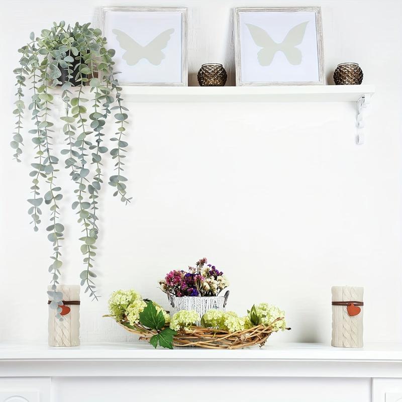 Realistic Hanging Eucalyptus Plant for Indoor and Outdoor Decor