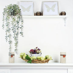 Realistic Hanging Eucalyptus Plant for Indoor and Outdoor Decor