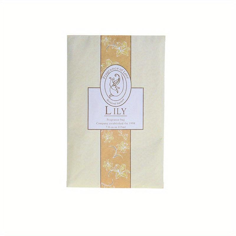 1pc Fragrant Closet Sachet Bag Dried Flower Aromatherapy Rose Lily Lavender