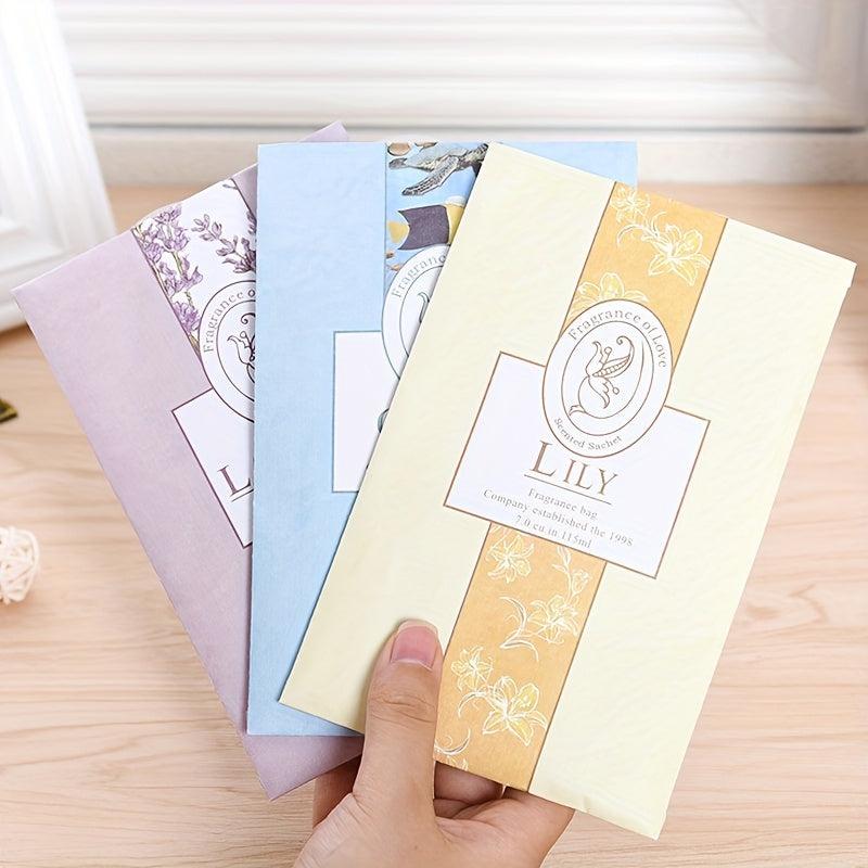 1pc Fragrant Closet Sachet Bag Dried Flower Aromatherapy Rose Lily Lavender