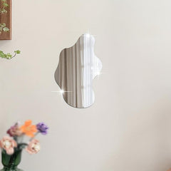Modern Plastic Wall Mirror Stickers for Room Desk Living Room Bathroom
