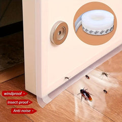 Transparent Roll Door Bottom Sealing Strip - Self-adhesive Weatherproof Seal