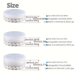 Transparent Roll Door Bottom Sealing Strip - Self-adhesive Weatherproof Seal