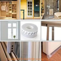 Transparent Roll Door Bottom Sealing Strip - Self-adhesive Weatherproof Seal