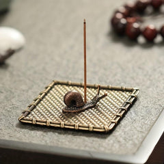 Mini Snail Incense Insert Wire Burner Home Decor