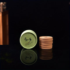 40 Pcs Chinese Incense Tray Sandalwood Mosquito Repellent Fresh Air Deo