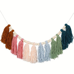 Colorful Birthday Decoration Party Background Garland Banners