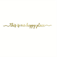 5pcs Quote Mirror Wall Sticker Acrylic Adhesive Home Decor Room Decoration