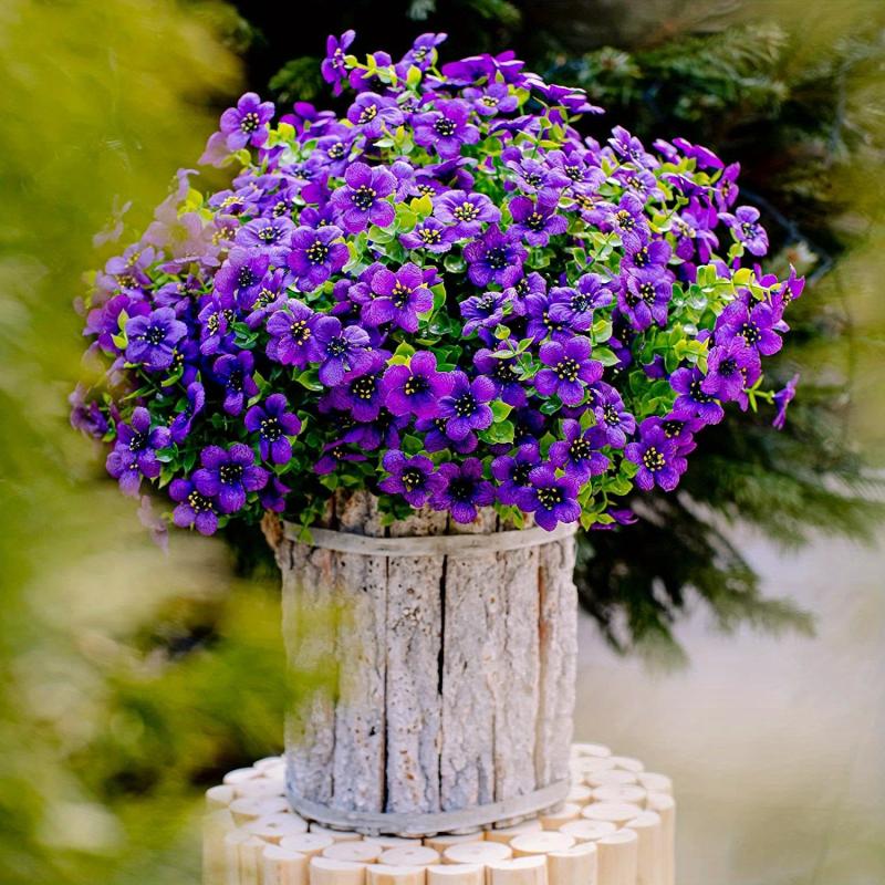 2pcs Artificial Boxwood Flower for Outdoor Garden and Home Decor