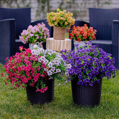 2pcs Artificial Boxwood Flower for Outdoor Garden and Home Decor
