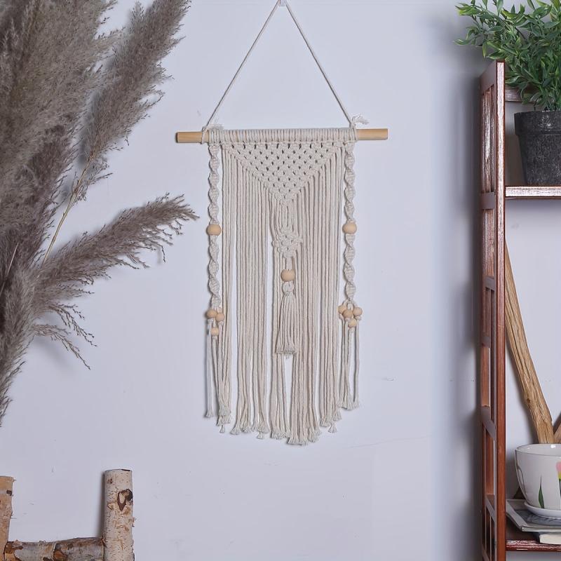 Boho Woven Macrame Tapestry Wall Hanging for Home Decor
