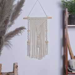 Boho Woven Macrame Tapestry Wall Hanging for Home Decor