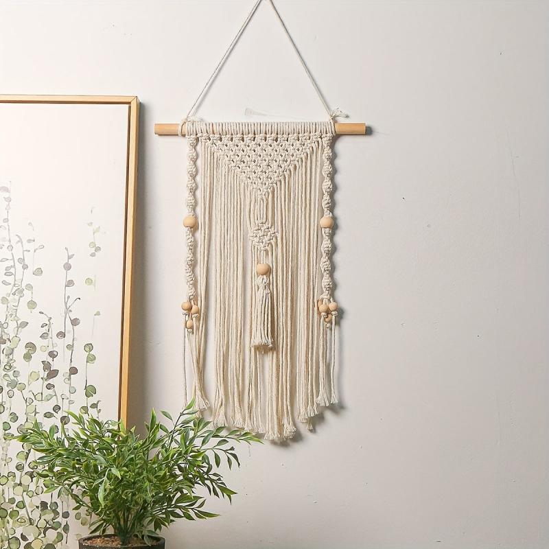 Boho Woven Macrame Tapestry Wall Hanging for Home Decor