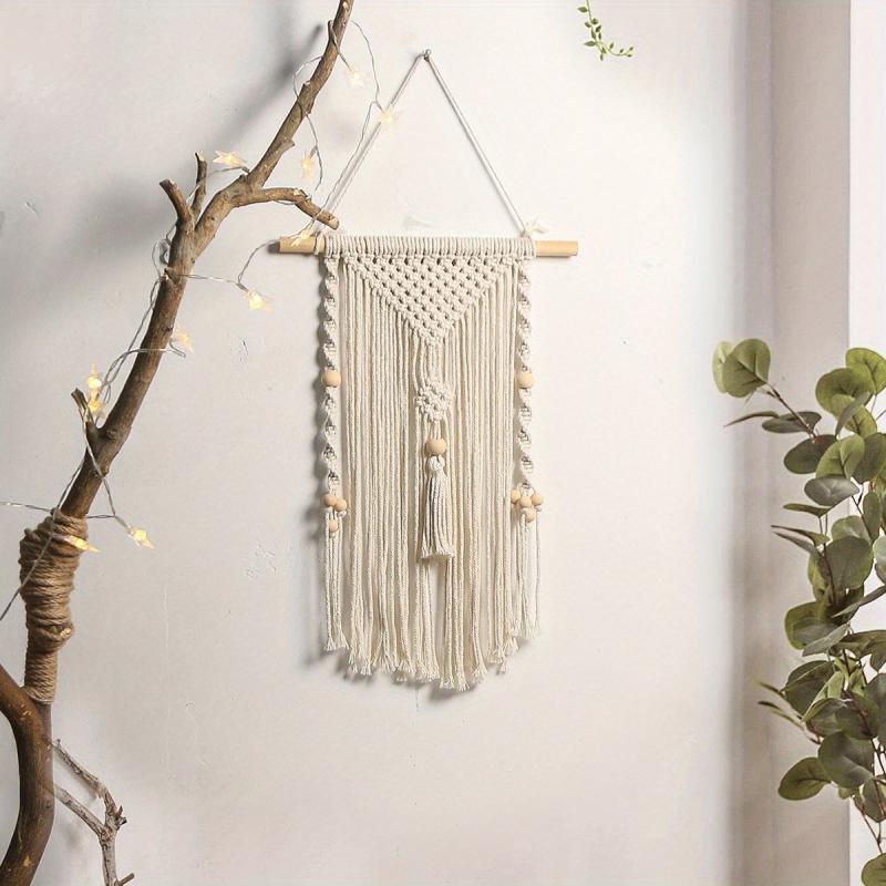 Boho Woven Macrame Tapestry Wall Hanging for Home Decor